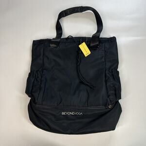 Beyond Yoga Large Black Convertible Backpack Gym Bag M1425